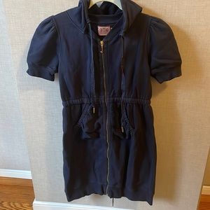 Vintage Juicy Couture Hooded Sweatshirt Dress